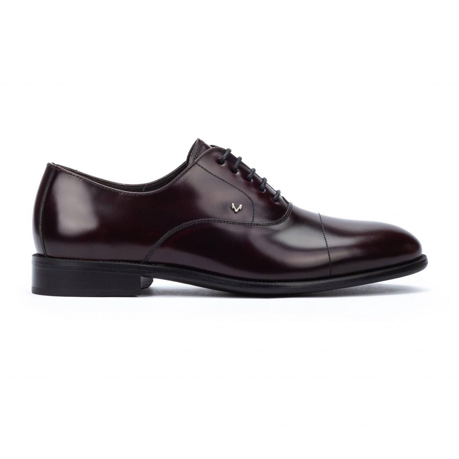 Zapato blucher Martinelli Arlington en color burdeos