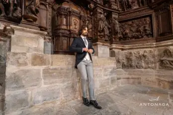 Traje Antonaga Veneto negro, colección Prestigio 2026