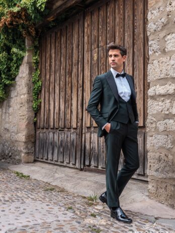 Traje Antonaga Zurriola negro, colección Prestigio 2026